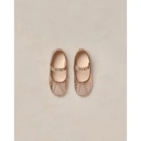 ballet flats || champagne metallic