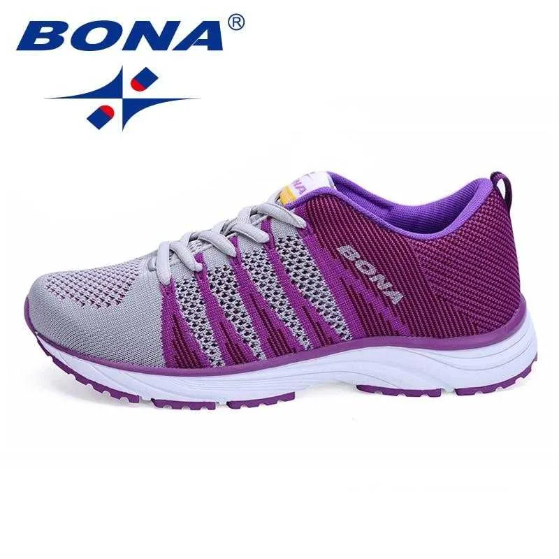 BONA New Typical Style Women Running Shoes Outdoor Walking Jogging Sneakers