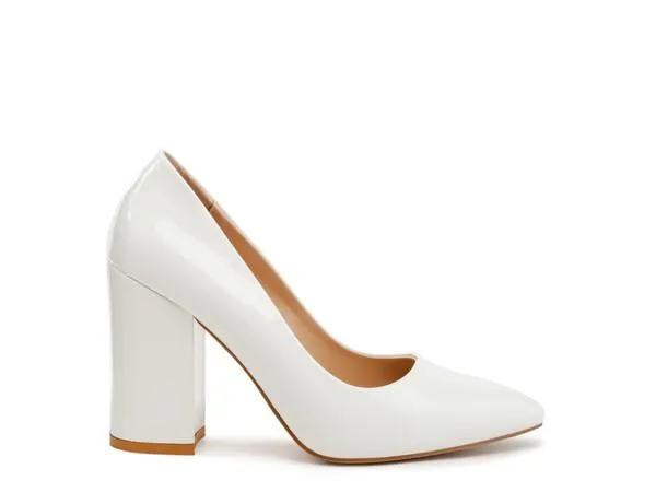 Kamira Block Heeled Formal Pumps