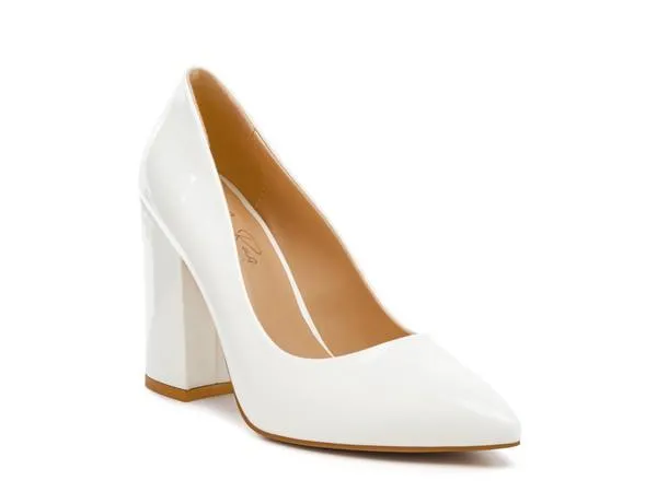 Kamira Block Heeled Formal Pumps
