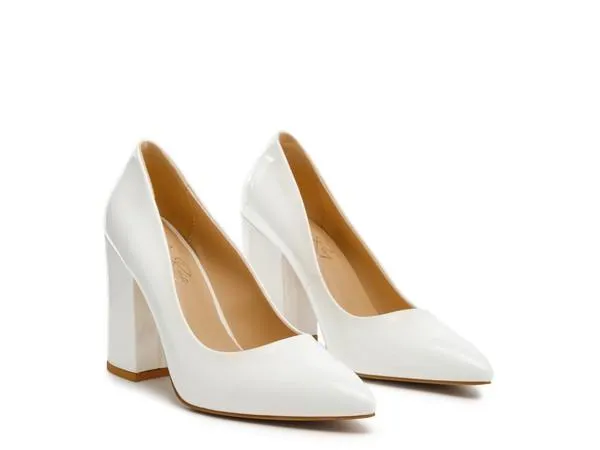 Kamira Block Heeled Formal Pumps