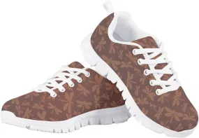 KEIAHUAN Girls Running Shoes Sports Non-Slip Training Shoes Washable Strap Athletic Tennis Shoes Lace up Walking Flats Sneakers Trendy