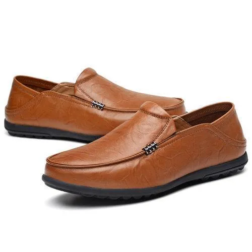 Men Large Size Soft Cow Leather Shoes