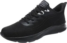 Mens Shoes Mesh Breathable Lace Up Solid Color Casual Fashion Simple Shoes Running Sneaker Mens Sneaker