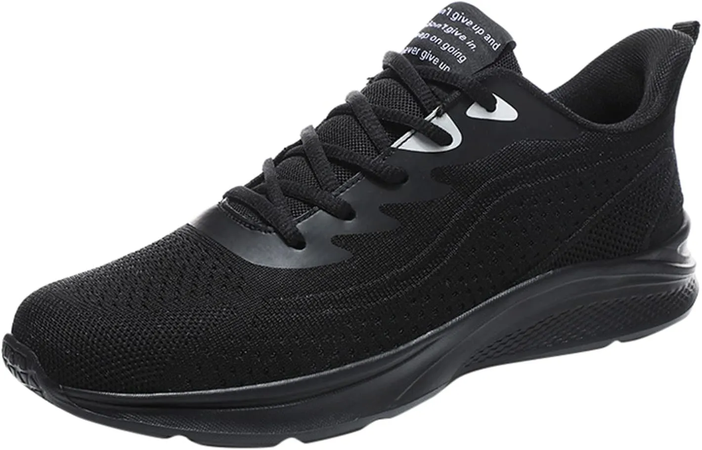 Mens Shoes Mesh Breathable Lace Up Solid Color Casual Fashion Simple Shoes Running Sneaker Mens Sneaker