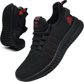 Mens Slip On Walking Shoes Lightweight Breathable Non Slip Running Comfortable Gym Tennis Athletic Fashion Sneakers Men