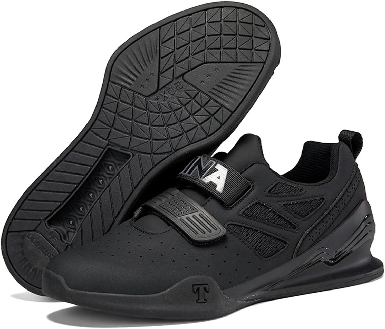 Men's Weightlifting Shoes Non-Slip Fitness Cross Training for Gym Powerlifting, Deadlifting, and Squats Hard Pulling