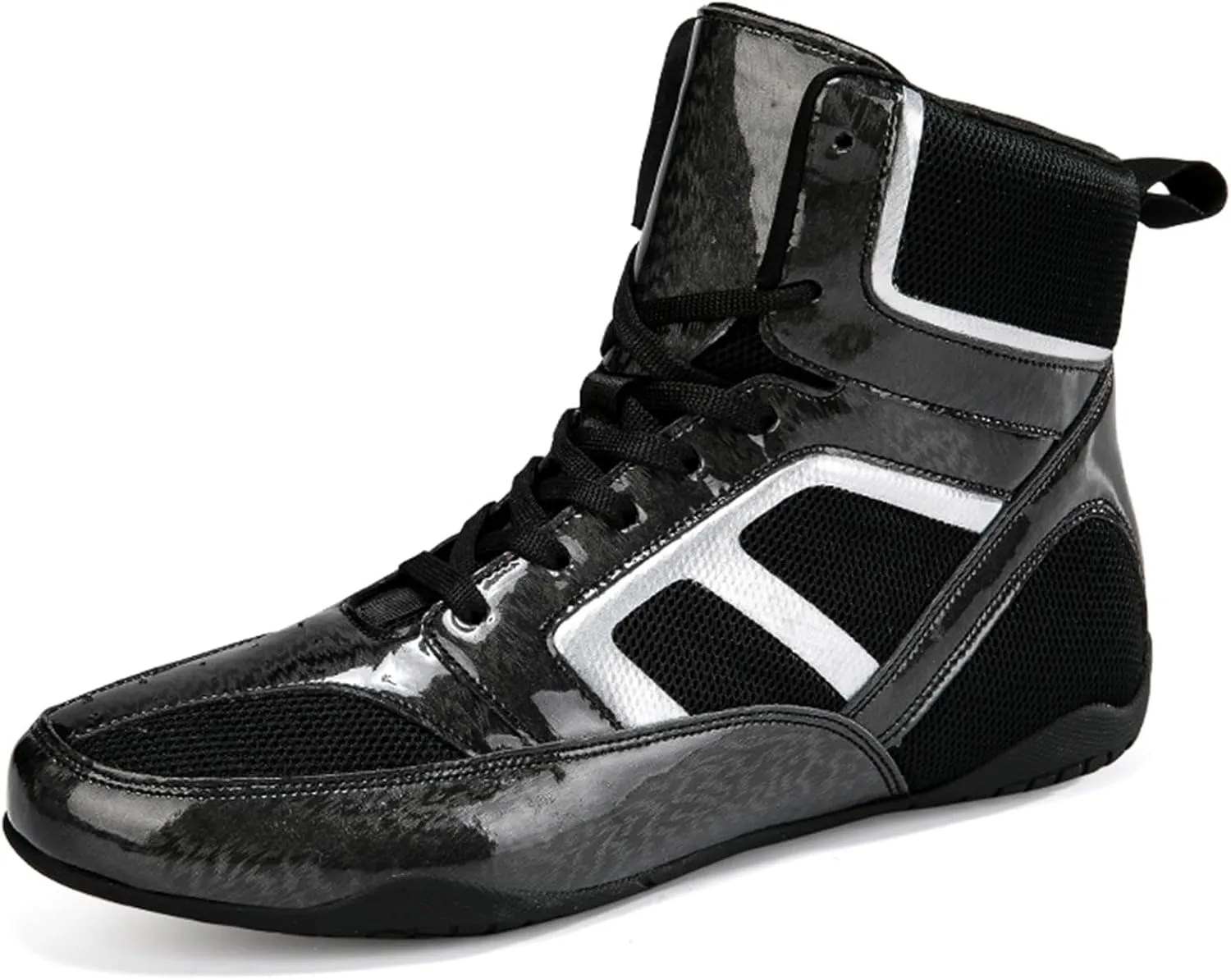 ONAIC Wrestling Shoes for Mens Unisex Rubber Sole Boxing Boots Combat Training Shoes Breathable Training Shoes