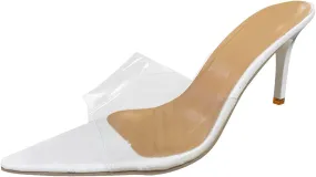 Slip on Elegant Pumps Women Sexy Fish Mouth High Heeled Sandals Wear Solid Color High Heeled Slippers