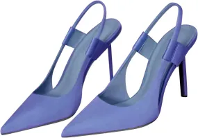 Women's Pointed Toe High Stiletto Heels Slingback Stretch Slip-on Pumps Dress Shoes for Women Wedding Party Shoes