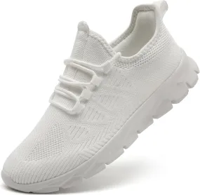 Womens Running Shoes Tennis Slip on Sneakers Breathable Athletic Lightweight Gym Sports Workout Walking Shoes