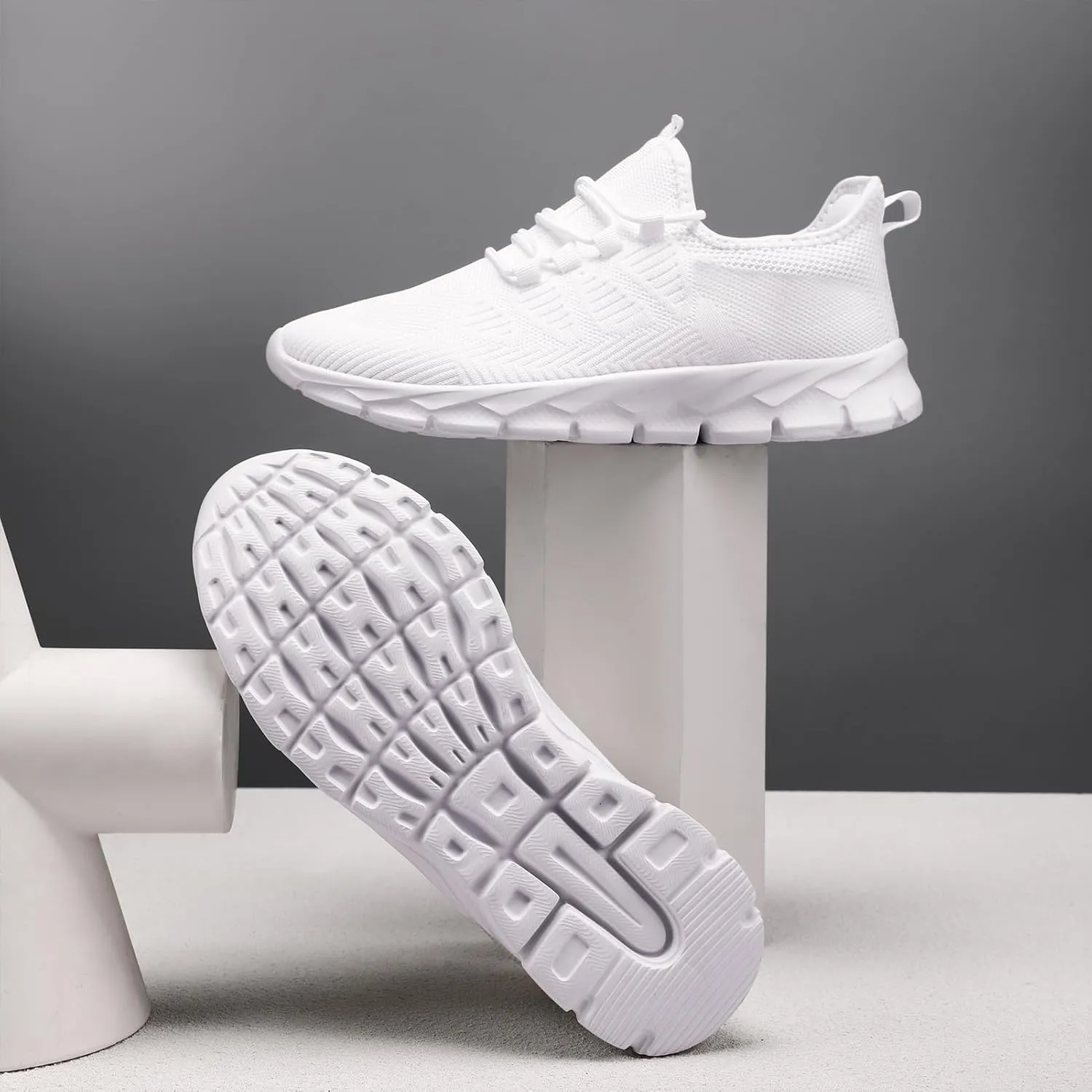 Womens Running Shoes Tennis Slip on Sneakers Breathable Athletic Lightweight Gym Sports Workout Walking Shoes