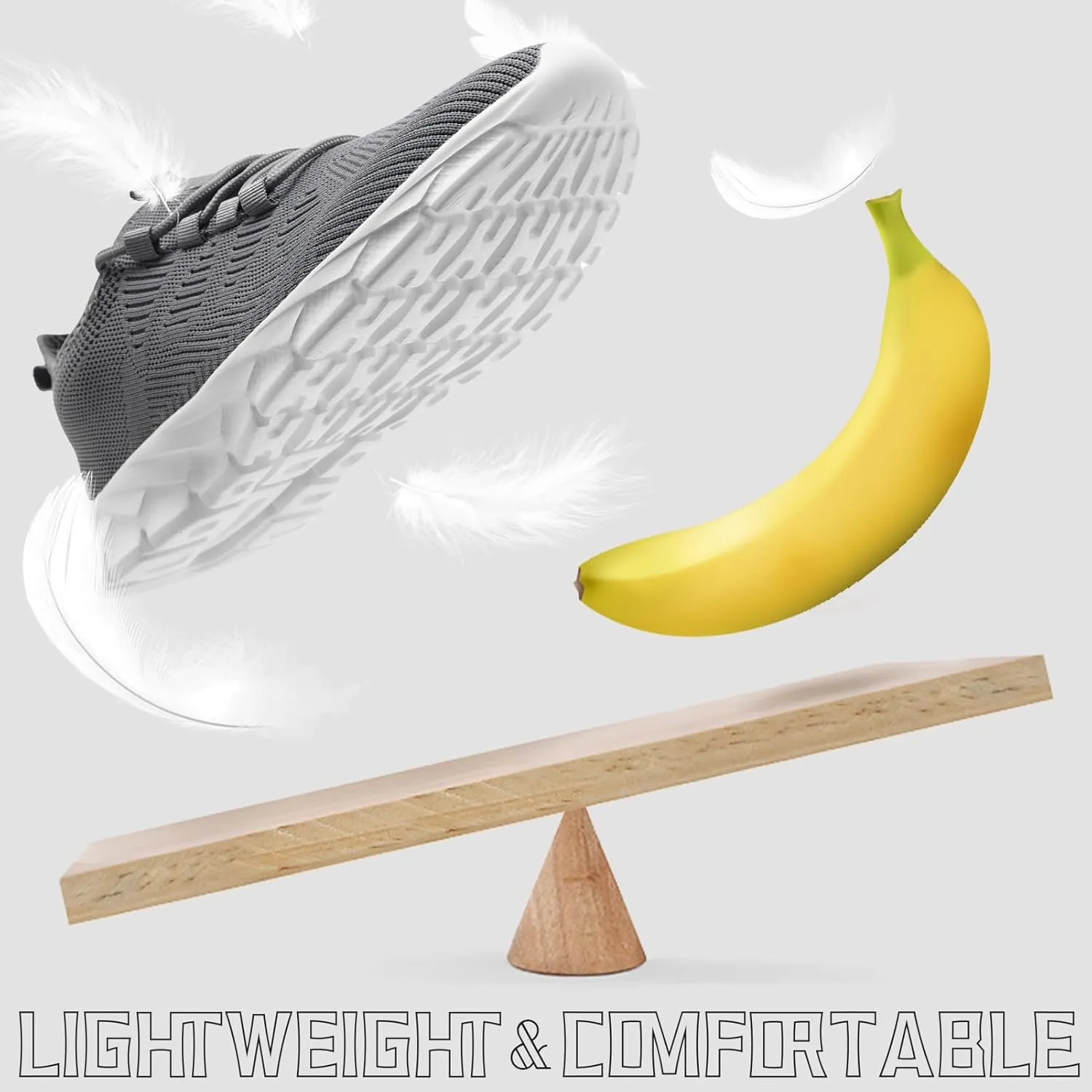 Womens Running Shoes Tennis Slip on Sneakers Breathable Athletic Lightweight Gym Sports Workout Walking Shoes